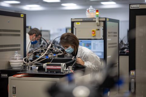 Modern Technology: CVD Reactor Cleanroom Laboratory